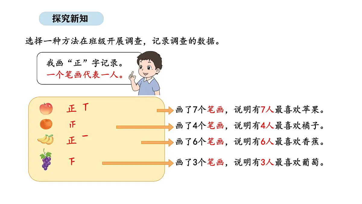 2025-2026学年度苏教版数学三年级上册3.1 数据的收集和整理（1）（课件）第8页
