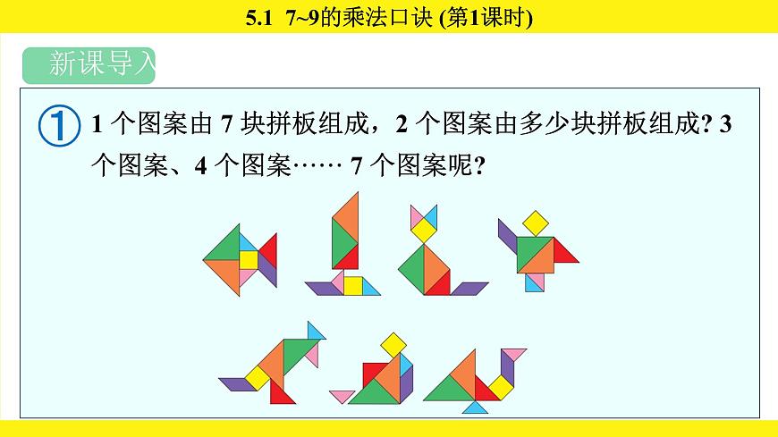 人教版（2024）二年级数学上册课件 5.1  7~9的乘法口诀 (第1课时)第2页
