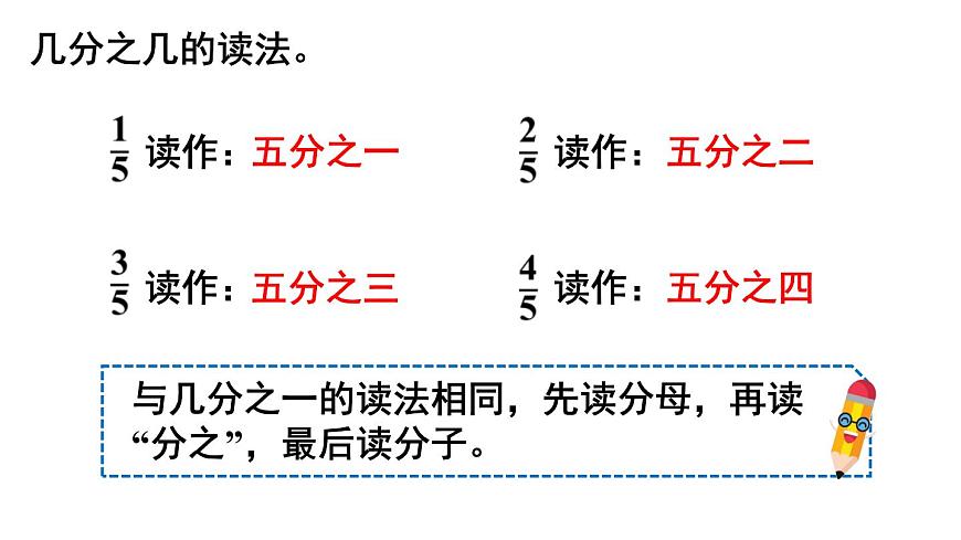 小学数学新人教版三年级上册第六单元1第二课时  几分之几教学课件（2025秋）第6页