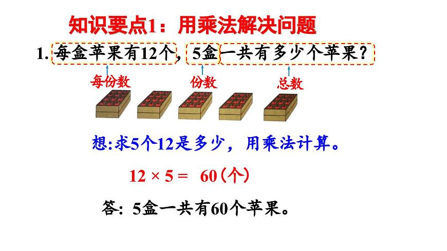 小学数学新人教版三年级上册第七单元第二课时 数量关系教学课件（2025秋）第5页