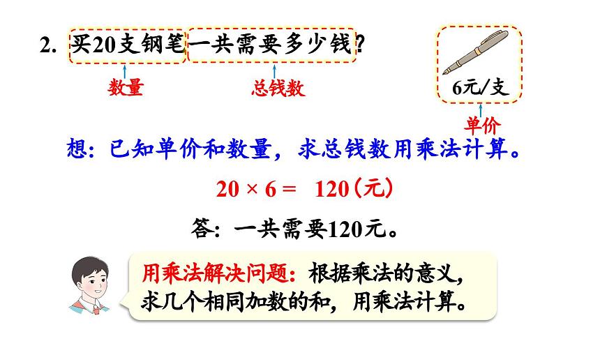 小学数学新人教版三年级上册第七单元第二课时 数量关系教学课件（2025秋）第6页