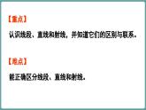 西師大版（2024）數(shù)學三年級上冊 6.1 線段、射線與直線 （課件）