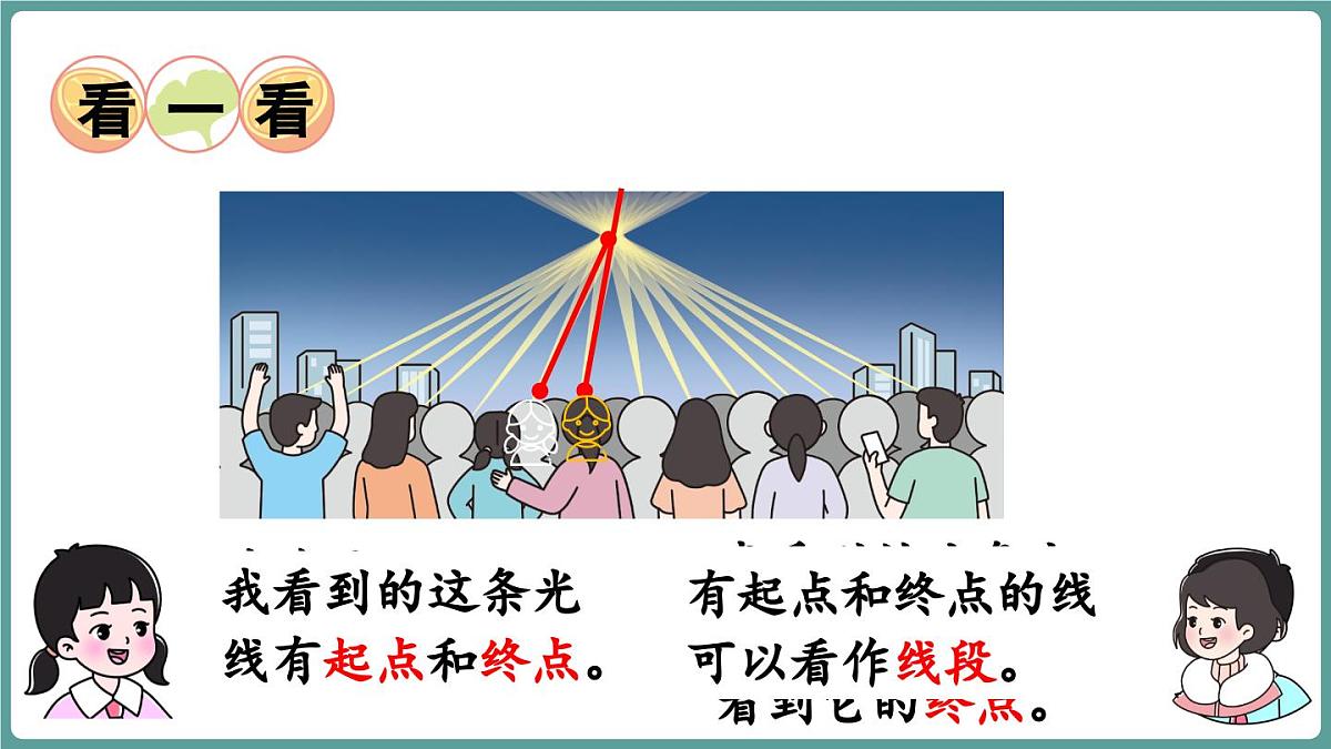 西师大版（2024）数学三年级上册 6.1 线段、射线与直线 （课件）第6页