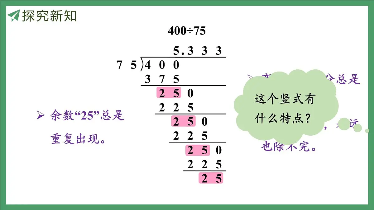 新人教版数学五年级上册3.8循环小数课件第8页