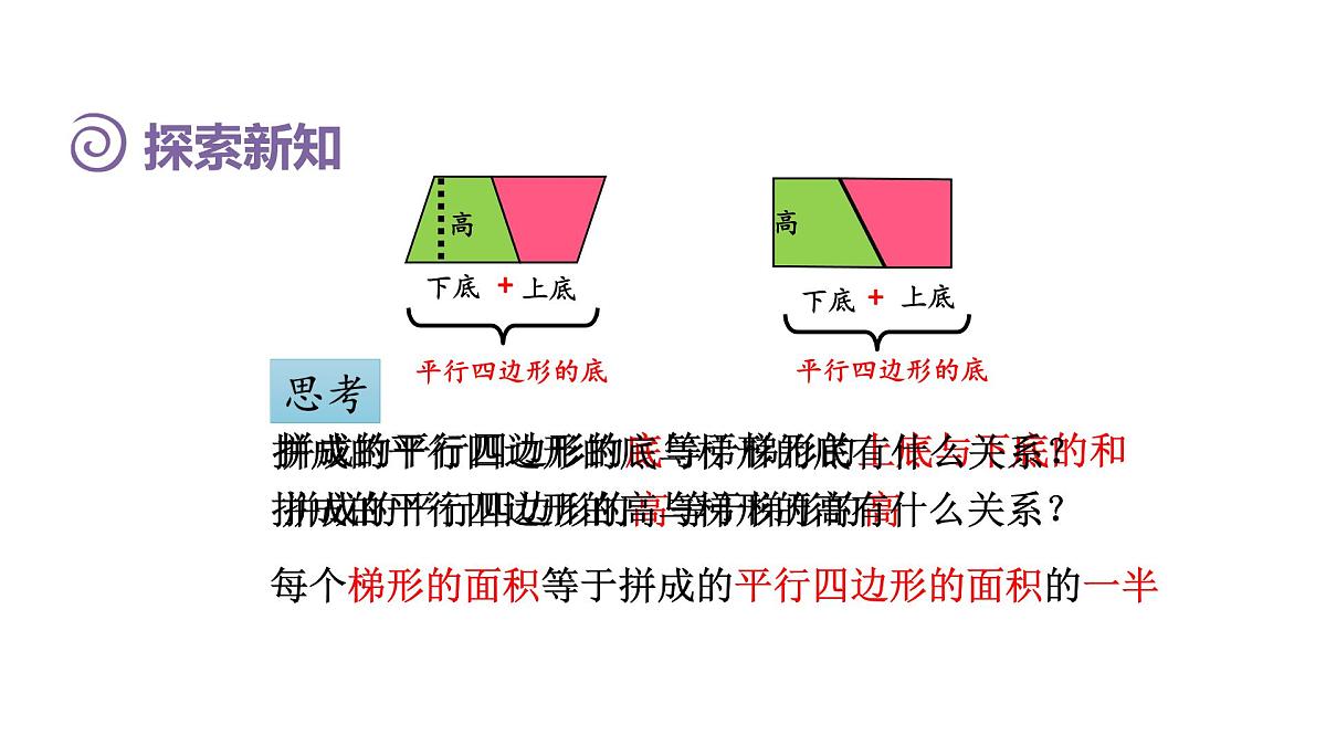 新人教版数学五年级上册6.3 梯形的面积课件第8页