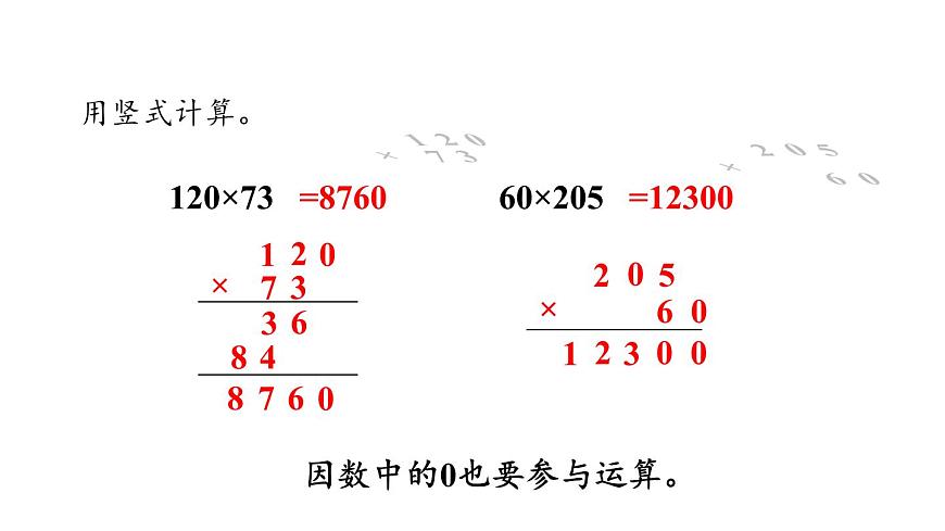 新人教版数学四年级上册4.4积的变化规律课件第3页
