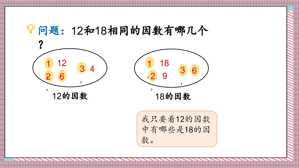 北师大数学五年级上册 5.7《找最大公因数》课件第4页