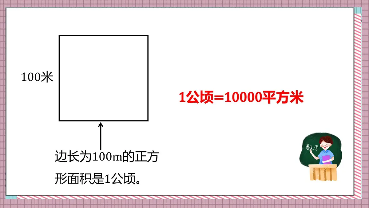 北师大数学五年级上册 6.3《公顷、平方千米》课件第7页