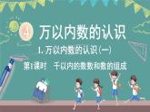 西師大版（2024）數(shù)學(xué)二年級(jí)上冊(cè) 4.1 萬(wàn)以內(nèi)數(shù)的認(rèn)識(shí)(一) 第1課時(shí) （課件）