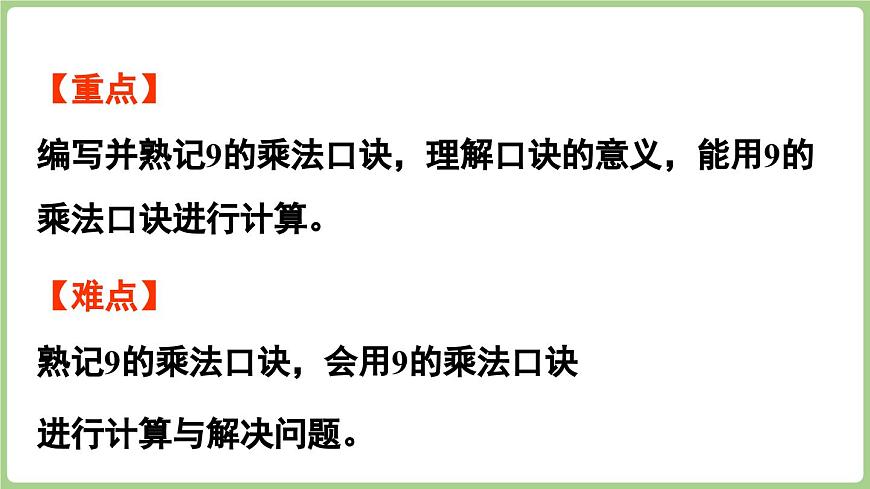 3.3 9的乘法口诀（课件）2025-2026学年青岛版二年级数学上册第3页