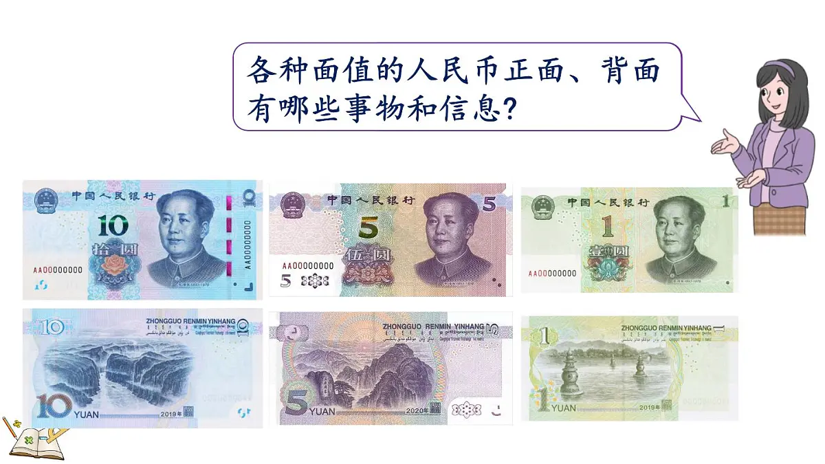 快乐购物 4 人民币小讲堂(课件)2025-2026学年冀教版二年级数学上册第4页