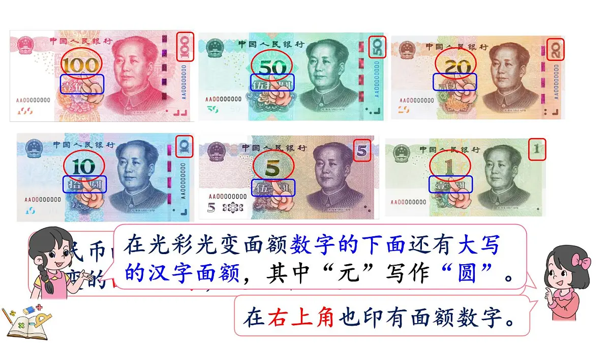 快乐购物 4 人民币小讲堂(课件)2025-2026学年冀教版二年级数学上册第5页