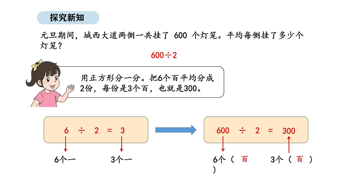 2025-2026学年度苏教版数学三年级上册6.1 几百、几百几十除以一位数的口算和估算（课件）第6页