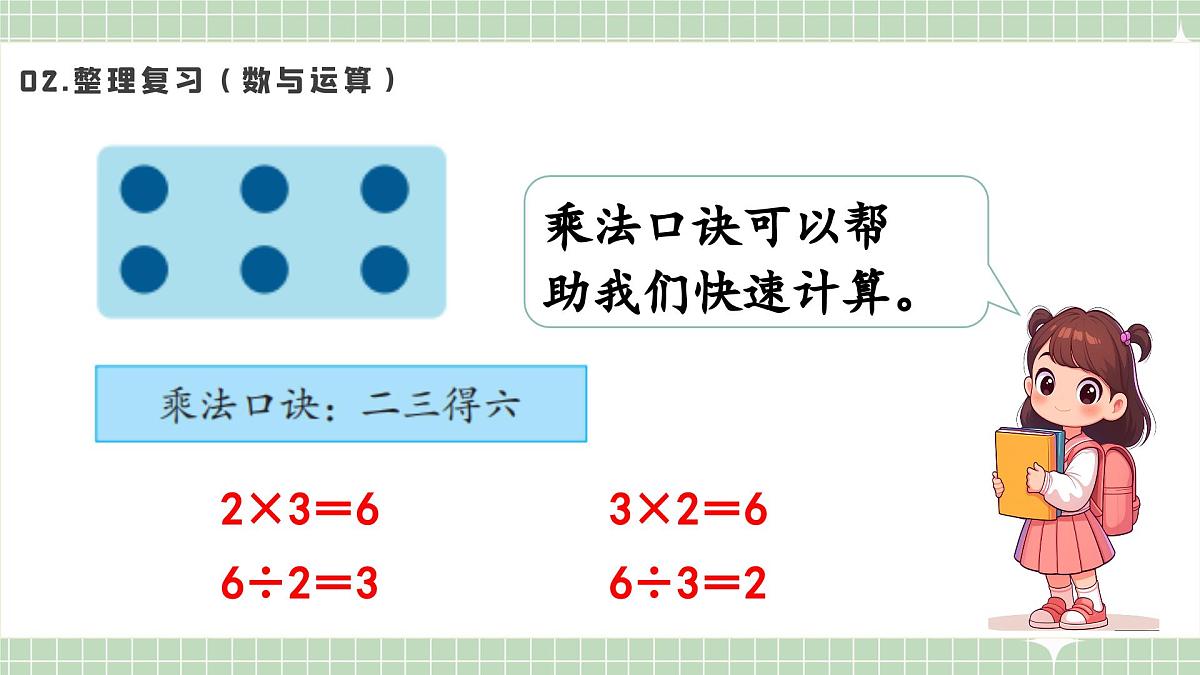 人教版小学数学二年级上册 第1课时  数与运算及数量关系  课件第8页