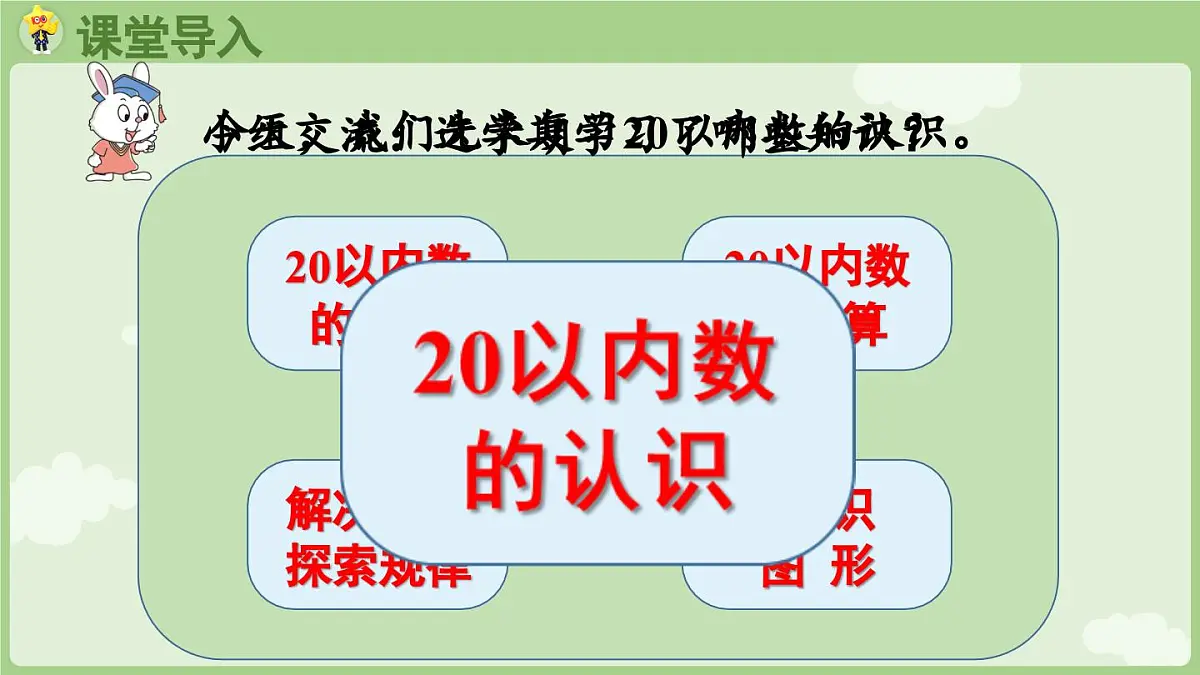 2025年秋冀教版一年级数学上册6.1 20以内数的认识（课件）002第4页