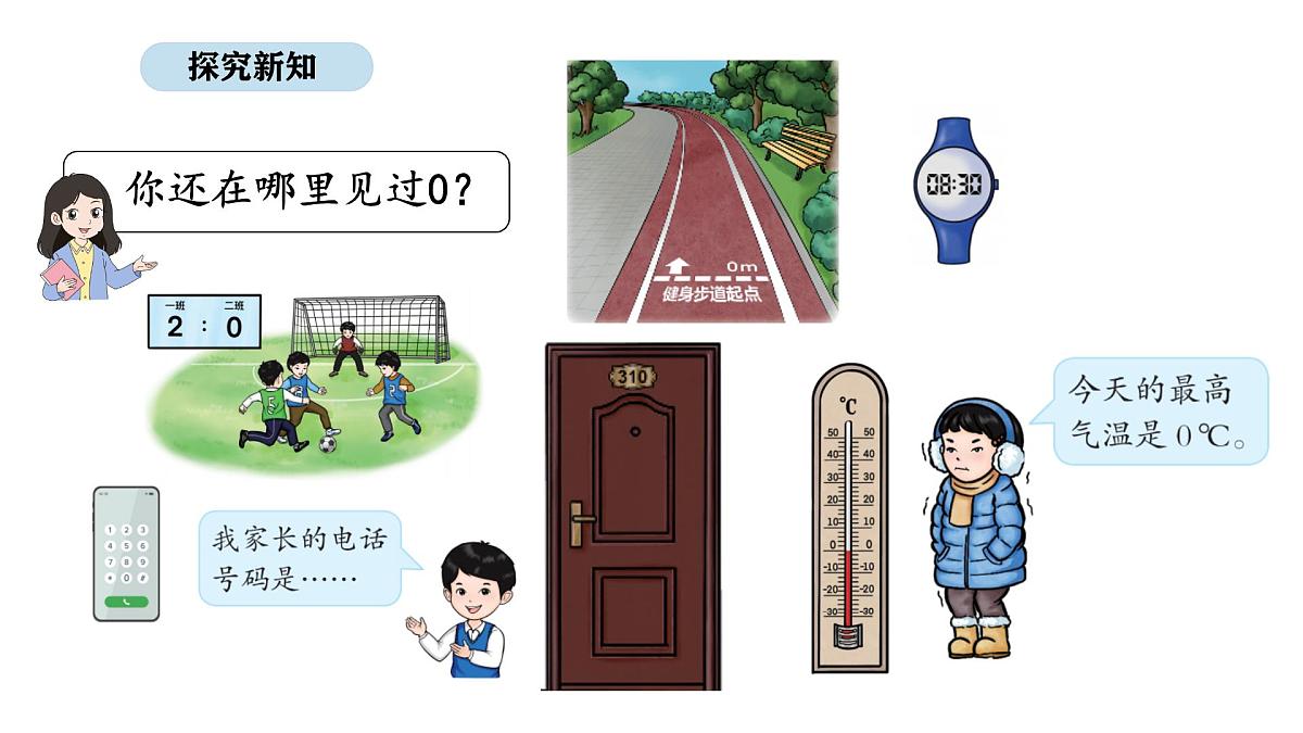 北京版数学一年级上册3.7  0的认识和加减法（课件）第7页