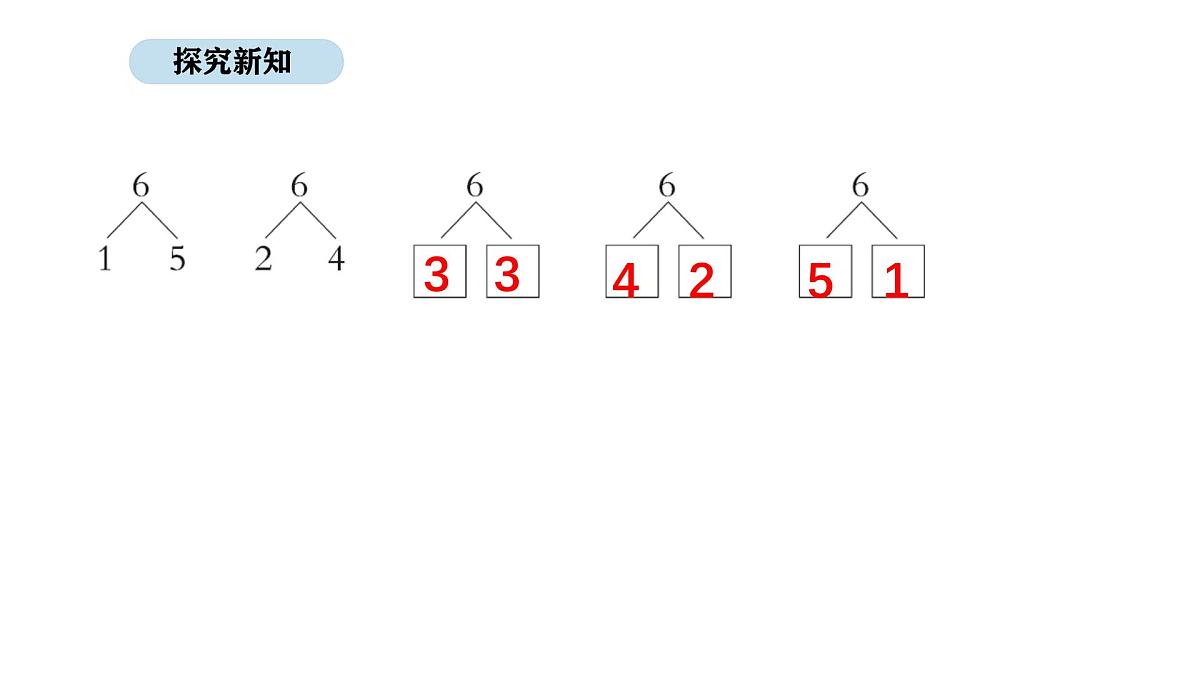 北京版数学一年级上册3.2   5、6、7的分与合（课件）第8页