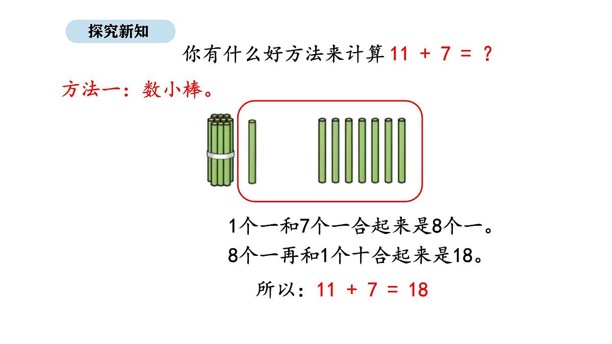 北京版数学一年级上册4.3 20以内不进位加法和相应的减法（课件）第3页