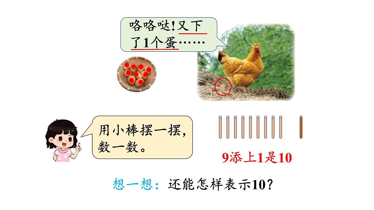 2025年秋北师大版一年级数学上册第一单元  生活中的数 第六课时  数鸡蛋（课件）第5页