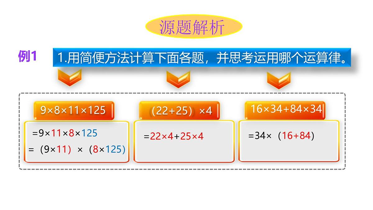 小学六年级小升初数学知识点精讲课件 (运用运算定律进行简便计算)第5页