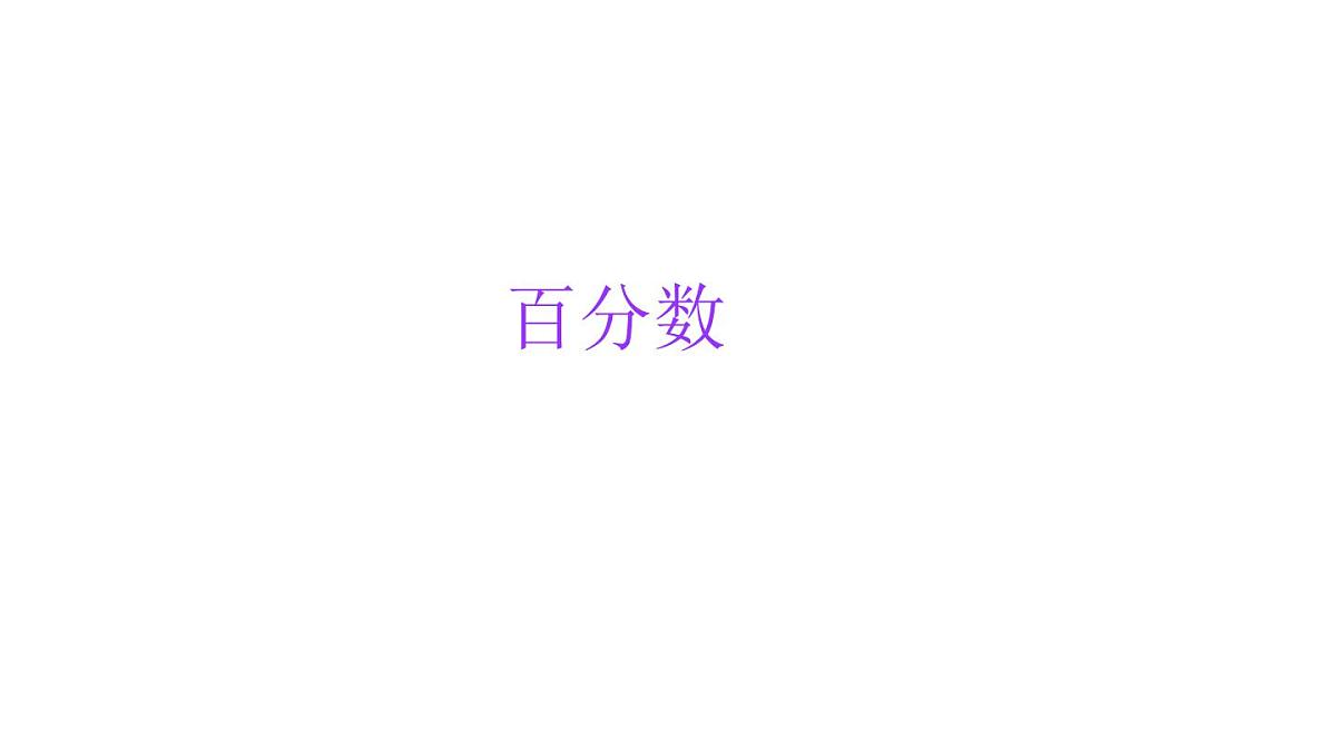 小学六年级小升初数学知识点精讲课件-百分数第1页