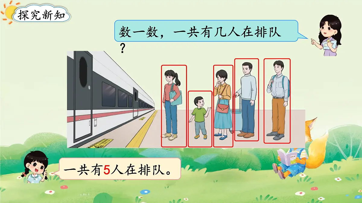 2025年新人教版一年级数学上册1. 1~5的认识第3课时 第几（课件）第3页
