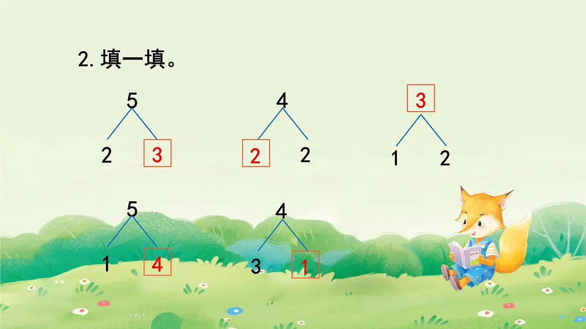 2025年新人教版一年级数学上册1. 1~5的认识练一练（课件）第3页