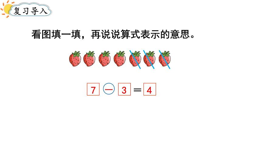 2025年人教一年级数学上册 2.2.3  解决问题（2）（课件）第2页