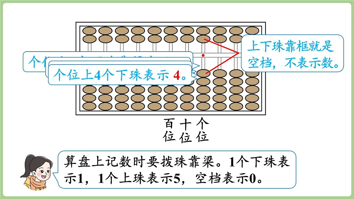 4.5 认识算盘（课件2025-2026学年度西师大版数学二年级上册第6页