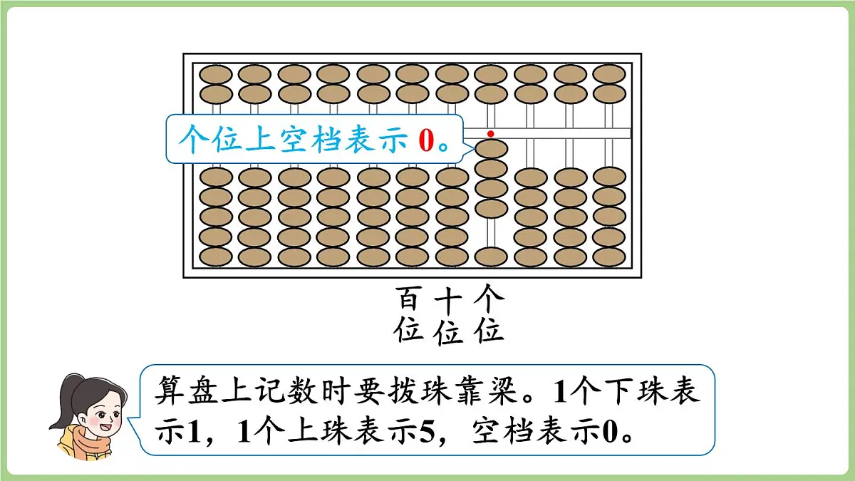 4.5 认识算盘（课件2025-2026学年度西师大版数学二年级上册第7页