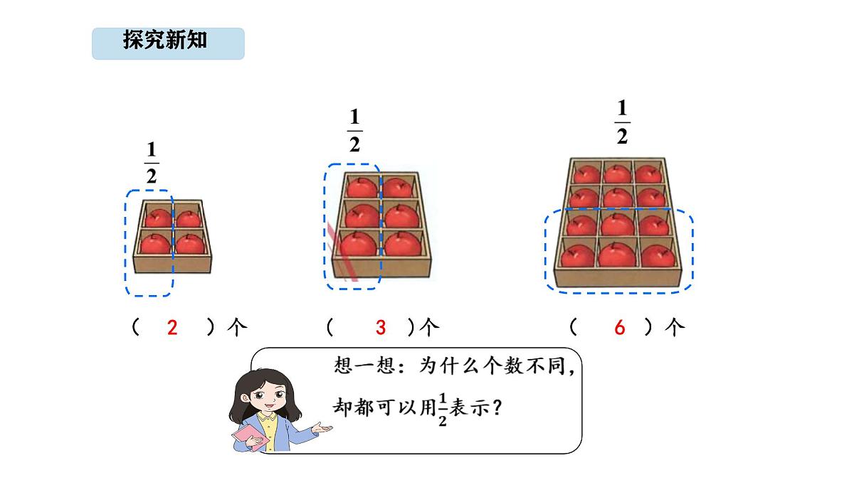 人教版数学三年级上册6.6    “1”是群体时分数的含义（课件）第5页