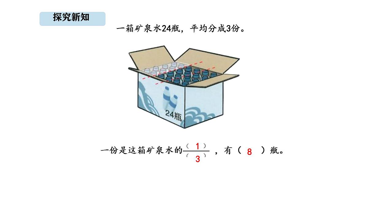人教版数学三年级上册6.6    “1”是群体时分数的含义（课件）第7页