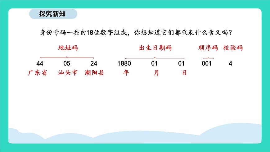 人教版数学三年级上册综合与实践  数字编码（课件）第6页