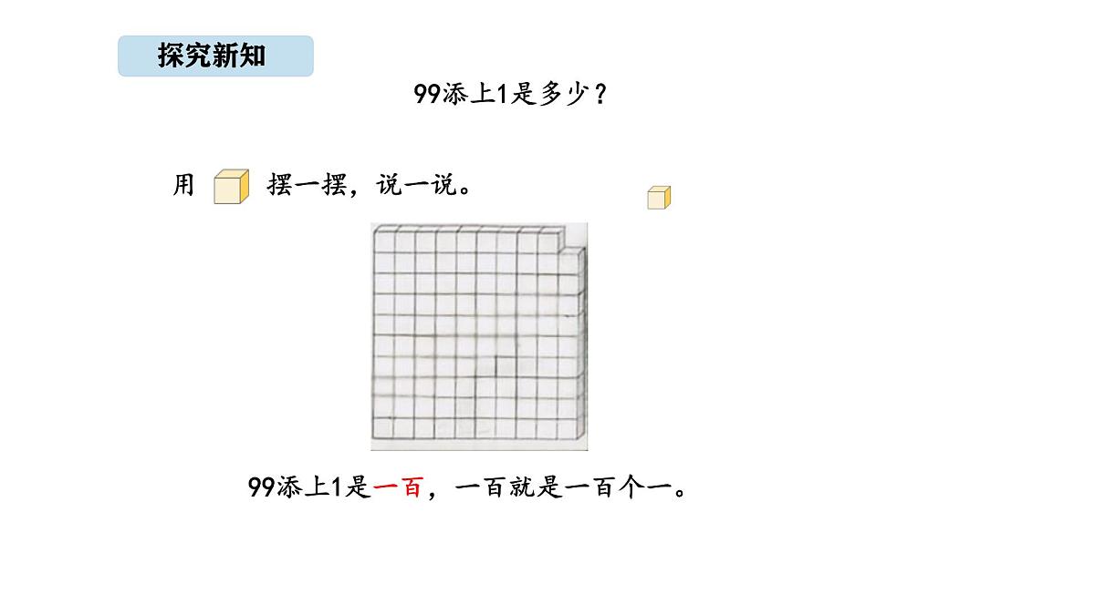 苏教版数学二年级上册4.1 100的认识（课件）第5页