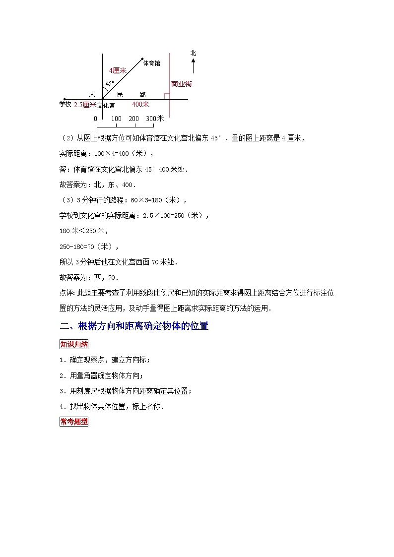 小学六年级小升初数学专题复习（20）确定和标出物体的位置（典例精析+拔高训练）第2页