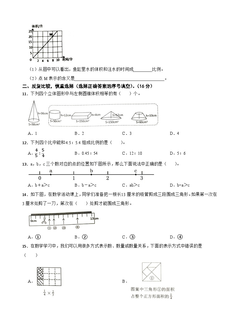 广东省揭阳市普宁市流沙东街道2024-2025学年六年级下学期数学教学质量监测（含答案解析）第2页