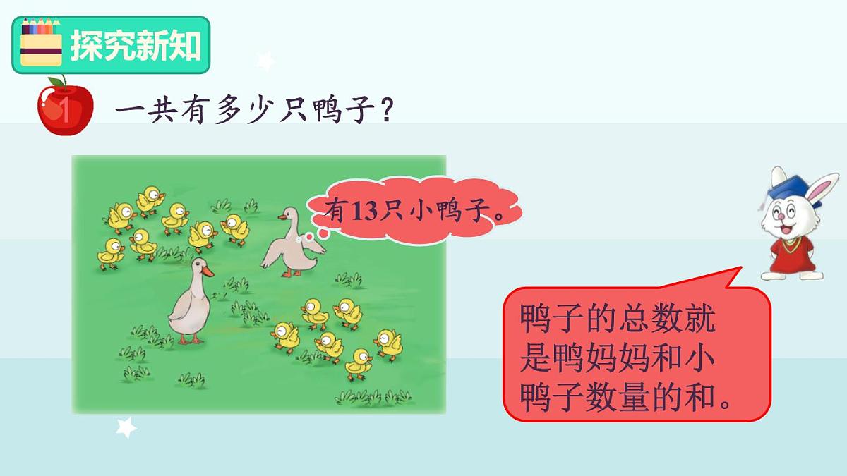 冀教版（2024）一年级数学上册课件  4.1  十几加几第3页