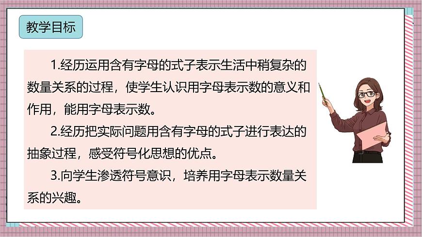 人教版数学五上5.3《用字母表示数（三）》课件第2页