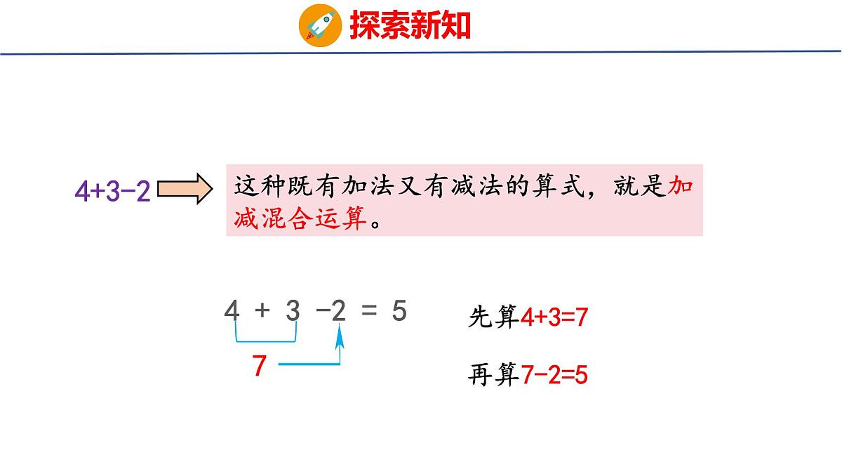 2025年人教一年级数学上册 2.3.4 加、减混合(课件)第6页