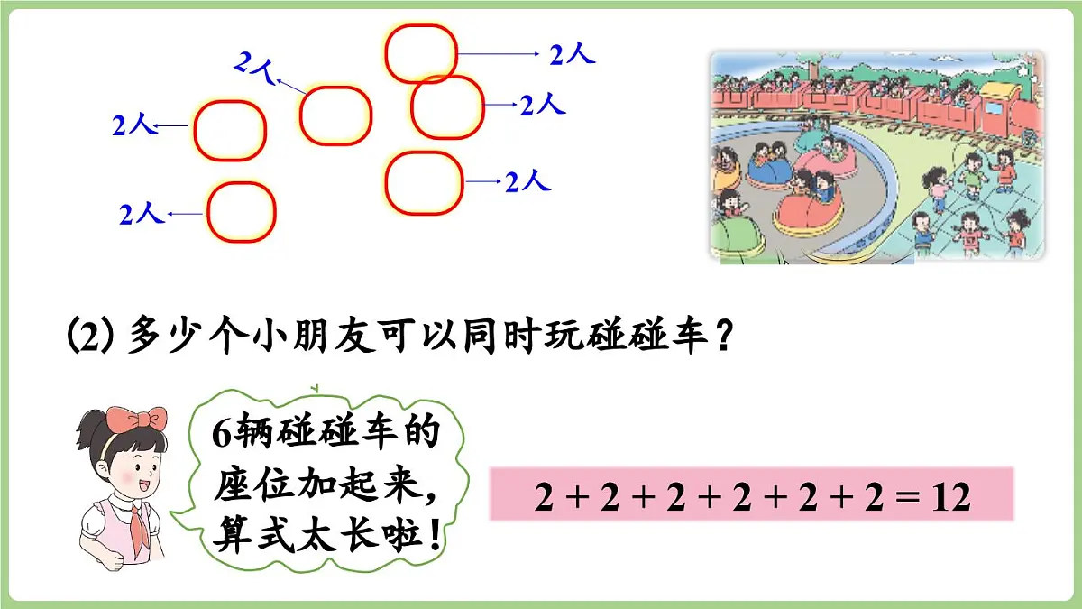 2.1 认识乘法和乘法算式(课件) 2025-2026学年冀教版二年级数学上册第7页