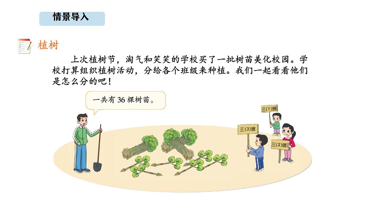 6.4 植树(1) (课件)-2025-2026学年三年级上册数学北师大版（2024）第2页