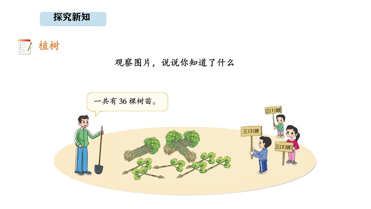 6.4 植树(1) (课件)-2025-2026学年三年级上册数学北师大版（2024）第3页