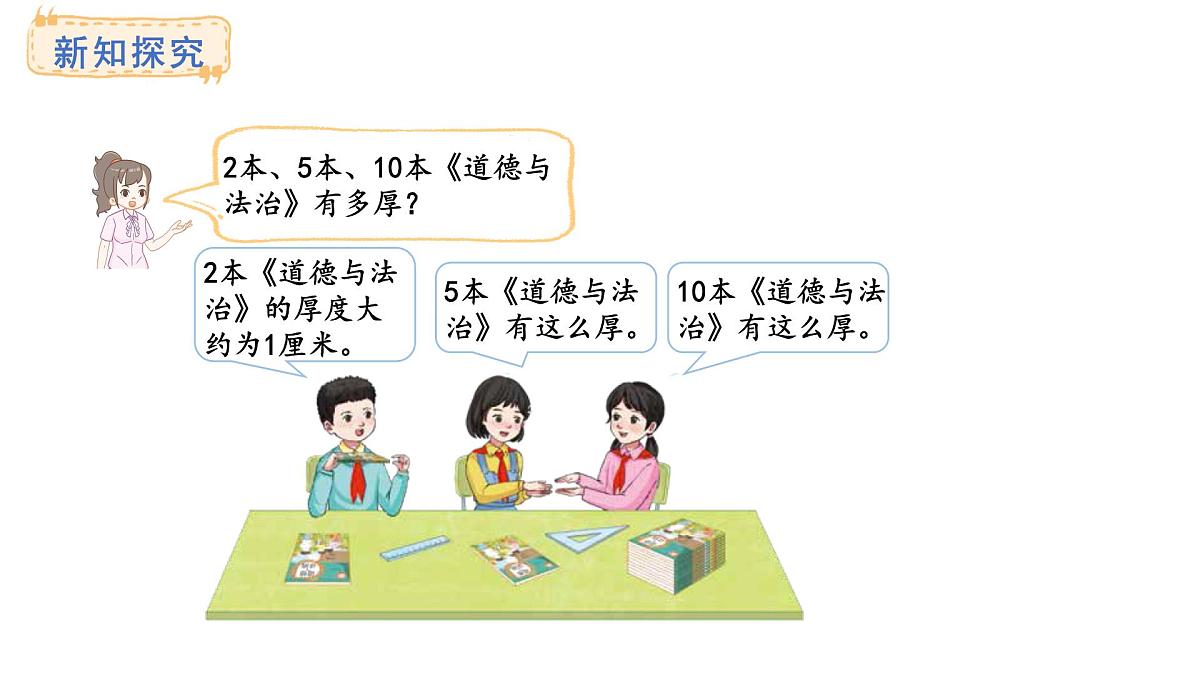 青岛版（六三）数学三年级上册主题活动——1200 张纸有多厚 课件第7页
