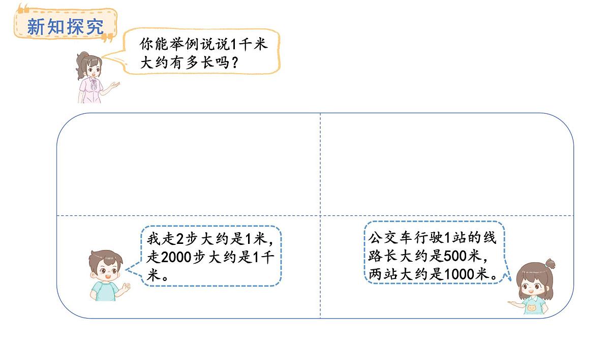 青岛版（六三）数学三年级上册1.3 认识千米及换算单位（课件）第6页