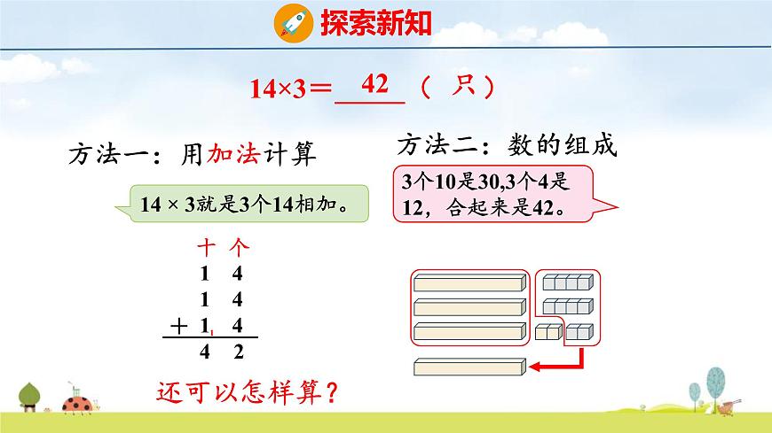苏教版（2024）新教材三年级数学上册课件 第2单元 第2课时 两、三位数乘一位数（不连续进位）第8页