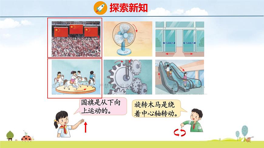 苏教版（2024）新教材三年级数学上册课件 第5单元 第1课时 平移和旋转第5页