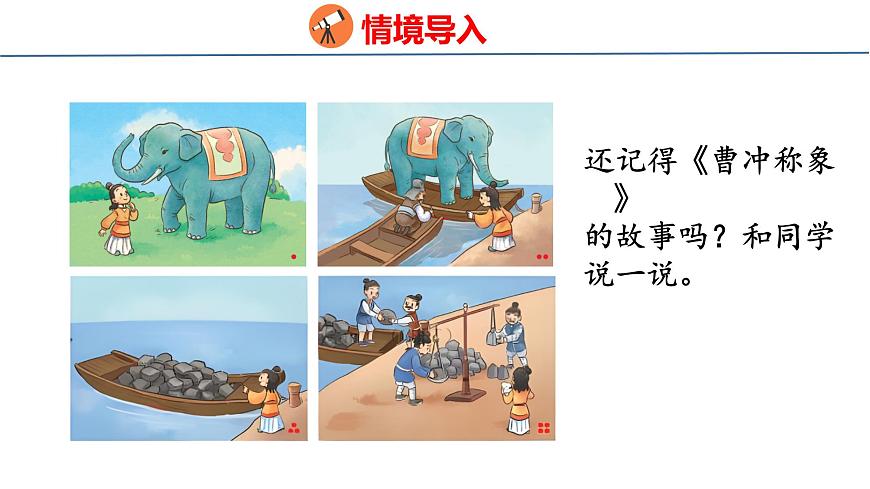 综合实践  曹冲称象的故事（课件）-2025-2026学年三年级上册数学苏教版（2024）第3页