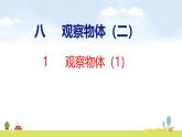 蘇教版（2024）新教材三年級(jí)數(shù)學(xué)上冊(cè)課件 第8單元 第1課時(shí)  觀察物體（1）
