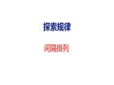 蘇教版數(shù)學(xué)三年級上冊間隔排列 課件
