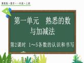 2025年冀教版一年級數(shù)學(xué)上冊 1.1.2  1~5各數(shù)的認(rèn)識和書寫 (課件)